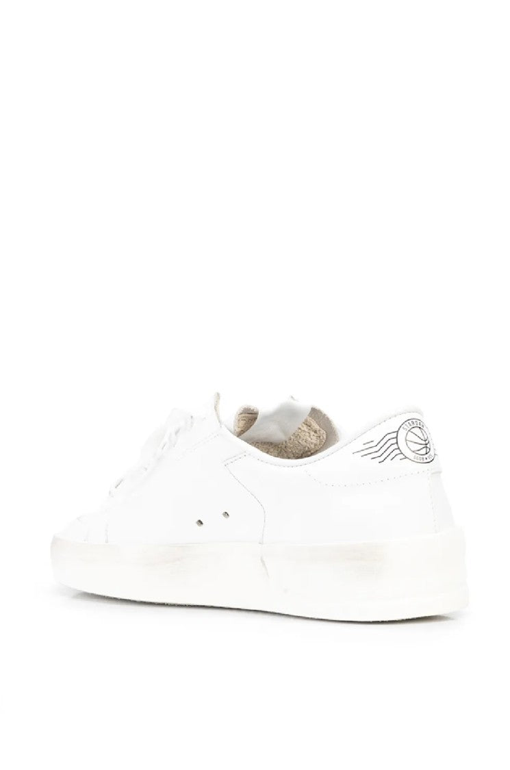 Golden Goose Low-Top White Leather Sneakers