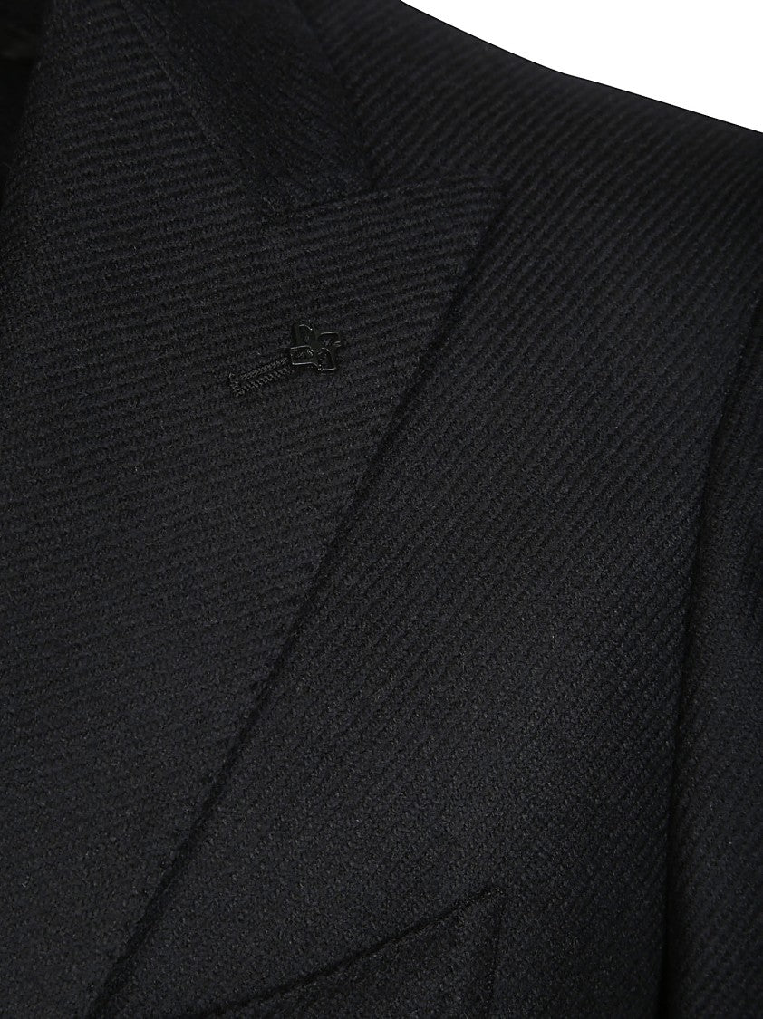 Tagliatore Single-Breasted Diagonal Lance Jacket