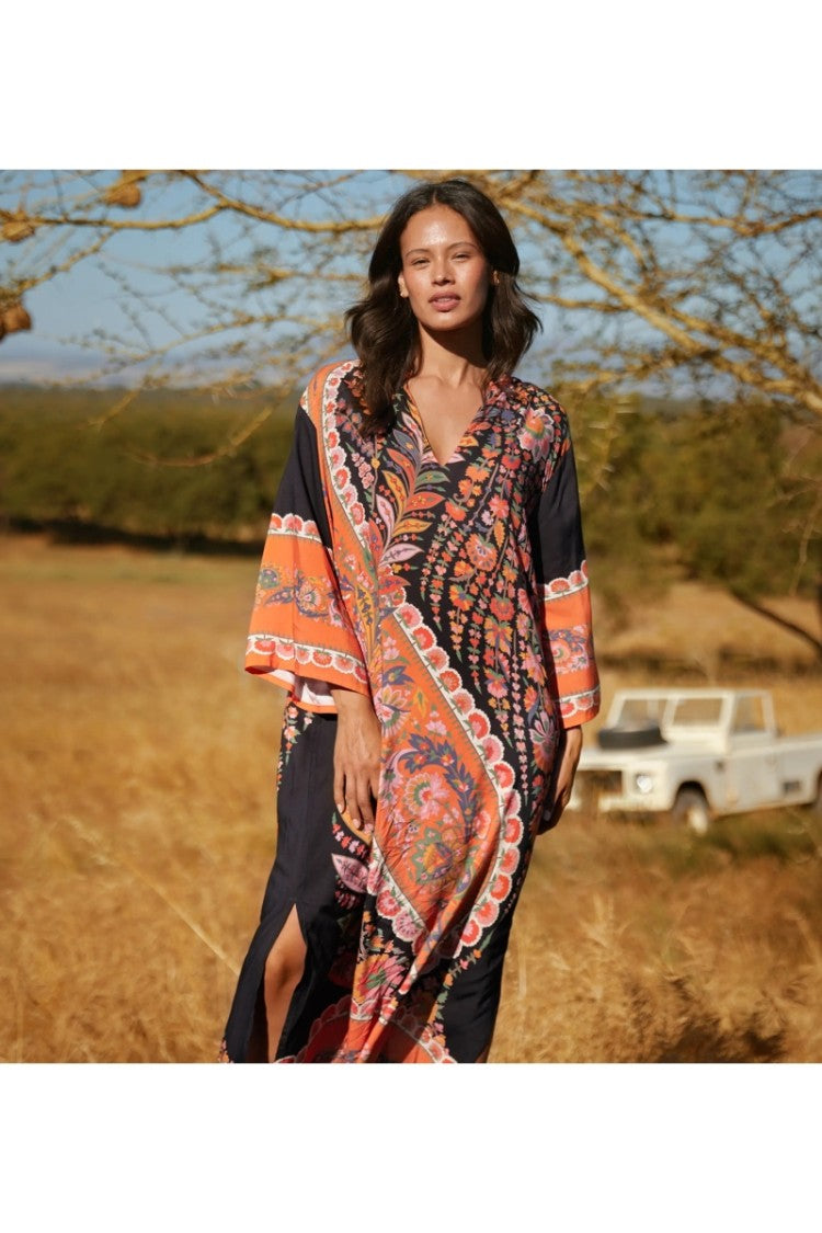 Miss June Long Dress Lior Floral Print Viscose