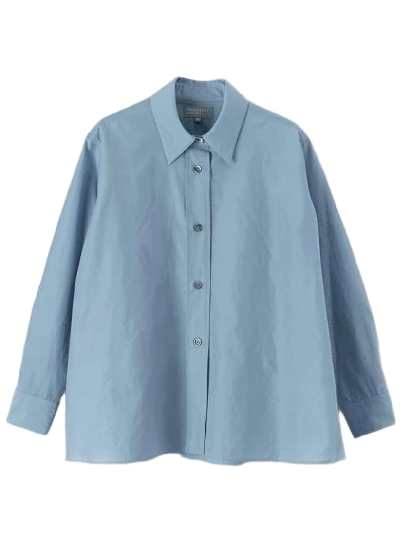 Margaret Howell Loose-Fit Shirt With Classic Collar And Button-Down Front