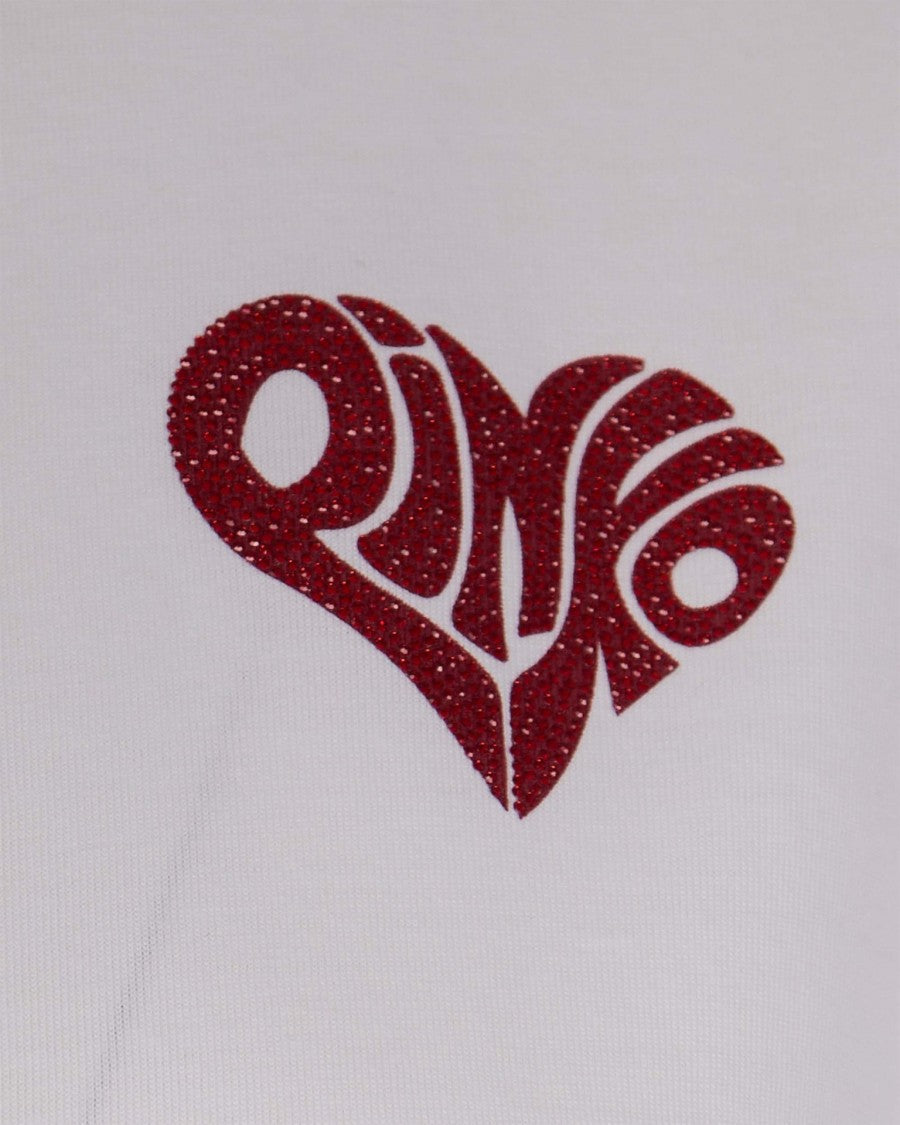Pinko Graphic Print Cotton Jersey T-Shirt