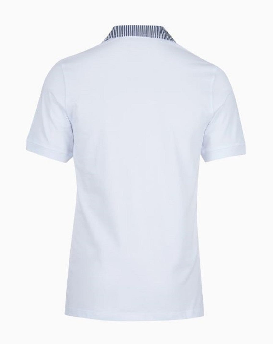 Gallo Plain White Polo Shirt