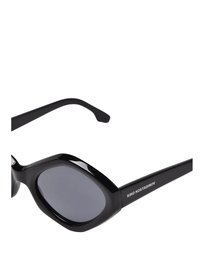 Kiko Kostadinov Midnight Blue Elongated Oval Acetate Sunglasses