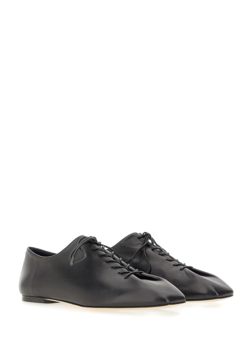 Aeydē "Isla" Black Lace-Up Shoe