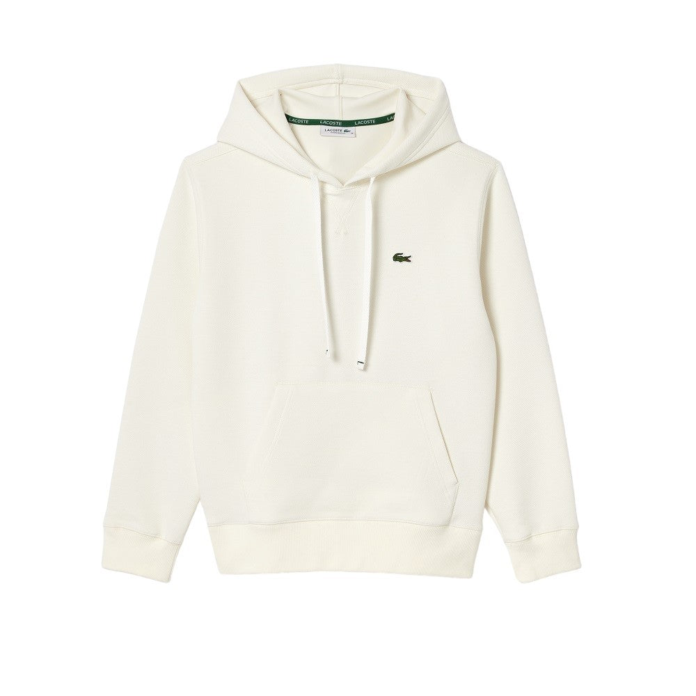 Lacoste Cream Hooded Sweatshirt