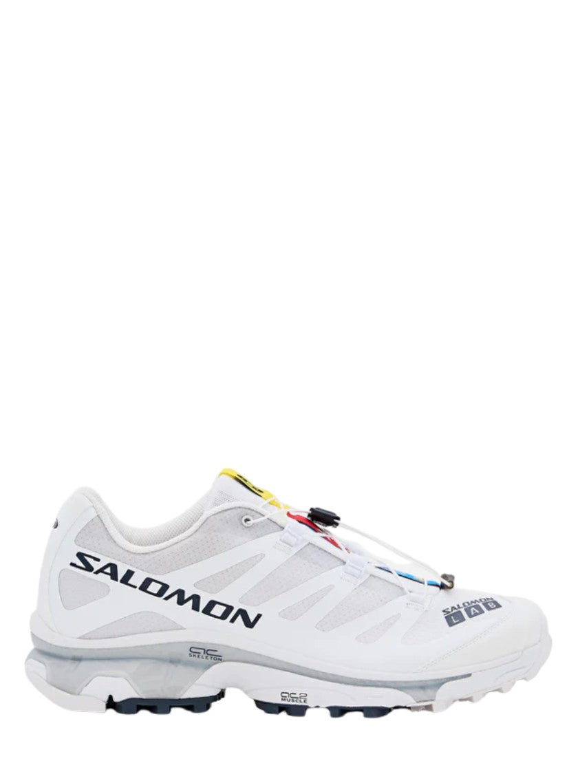 Salomon White Mesh Xt4 Og Sneakers