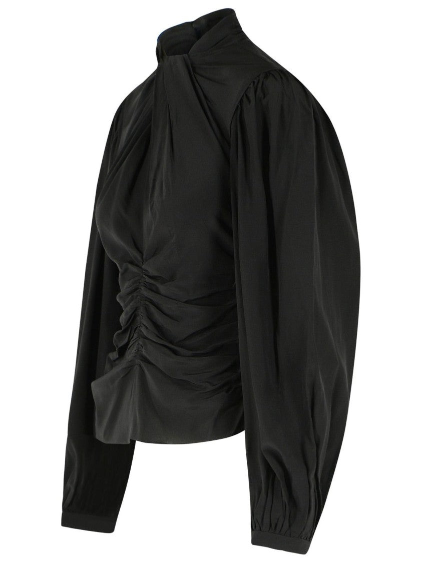 Isabel Marant 'Depsona' Black Silk Blouse