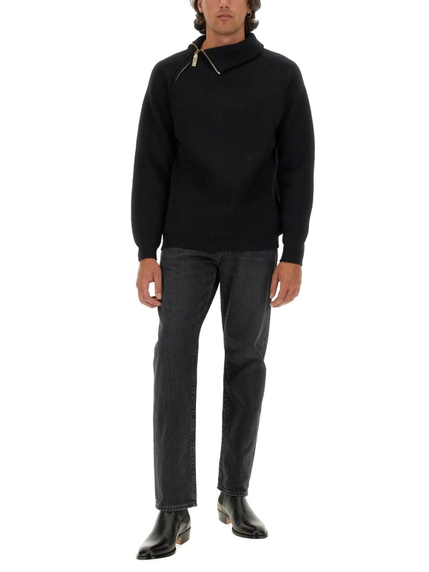Moschino Black Wool Pullover