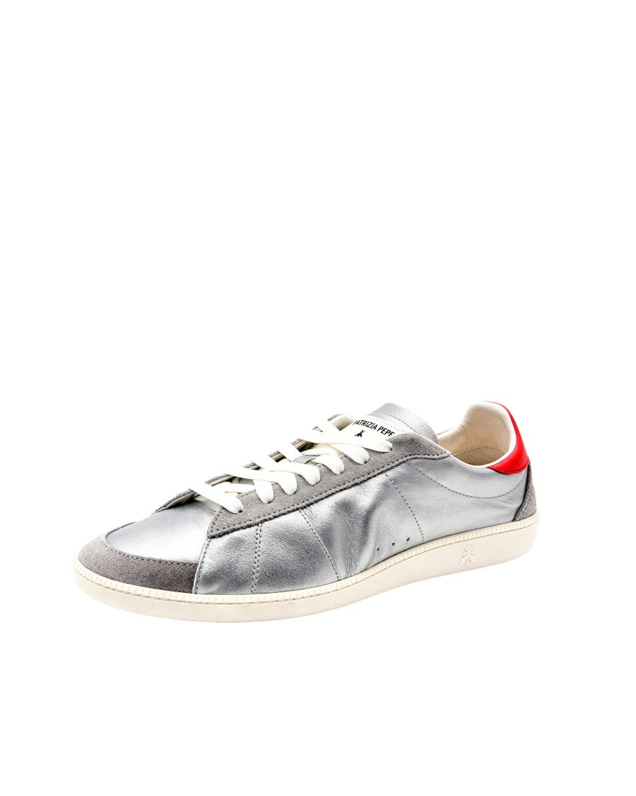 Patrizia Pepe Low-Top Sneakers In Smooth Laminated Nappa
