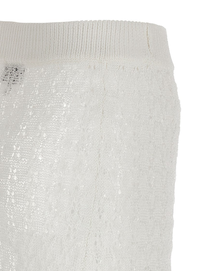 Ganni Shiny Pointelle Knit' Skirt