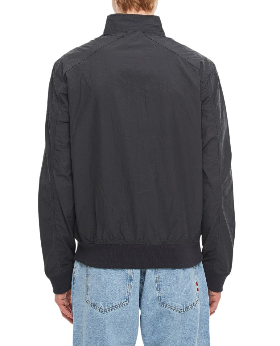 Barbour Rugged Harrington Outerwear With Ribbed Velvet Collar