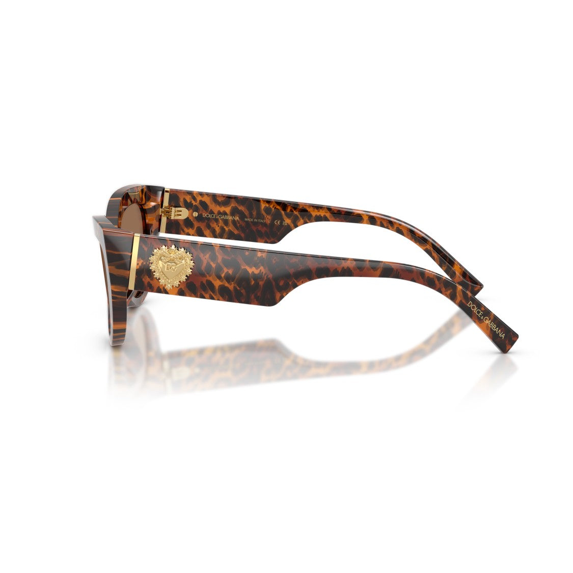 Dolce & Gabbana Bold Cat-Eye Sunglasses With Tortoiseshell Acetate Frame