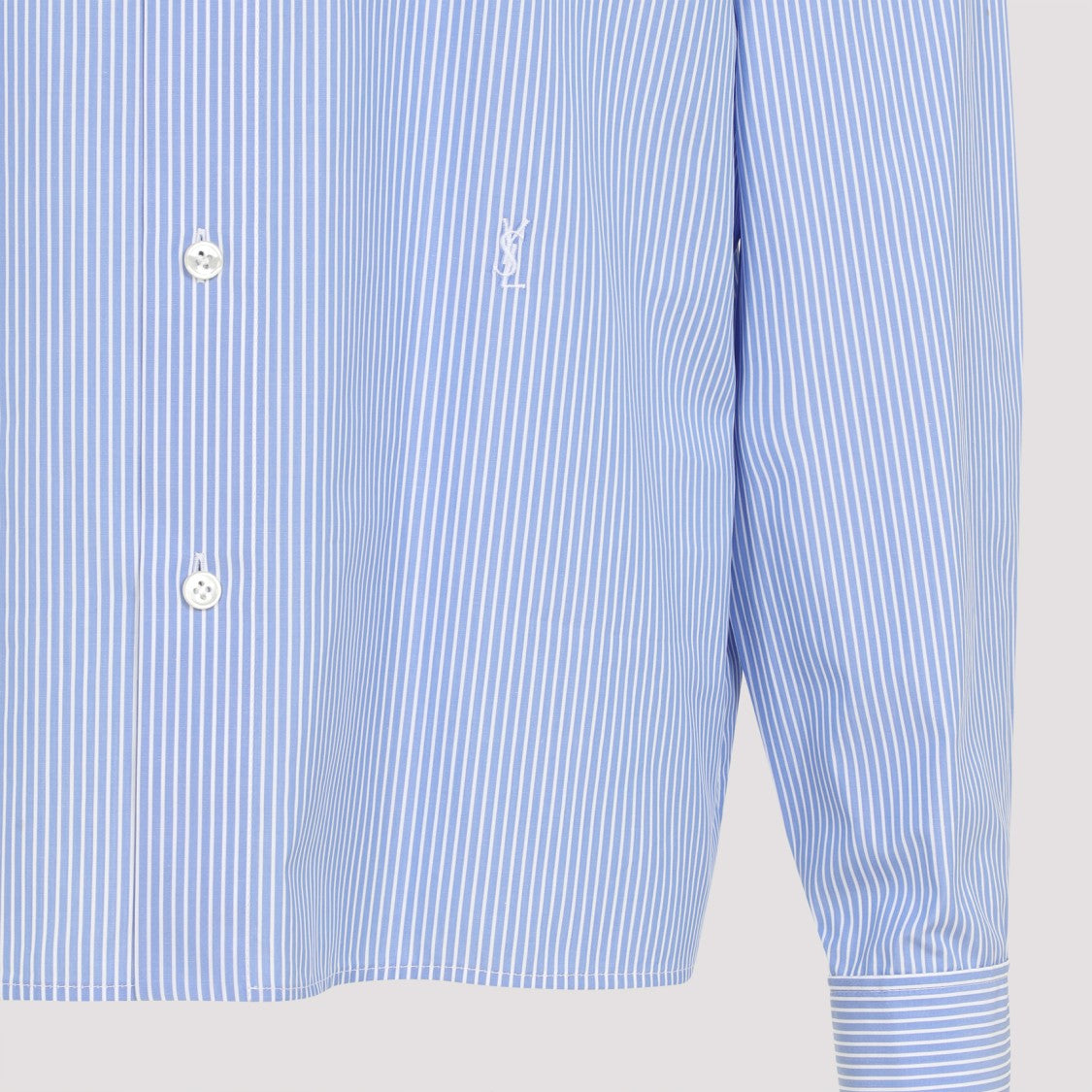 Saint Laurent Blue Cotton Shirt