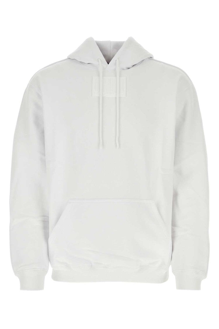 Vtmnts White Cotton Blend Oversize Sweatshirt