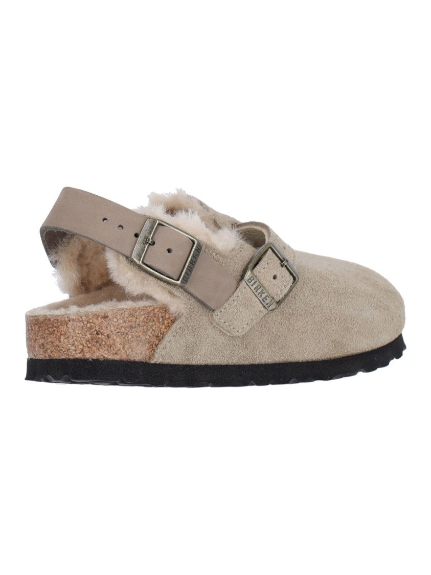 Birkenstock 'Tokio' Mules – Taupe