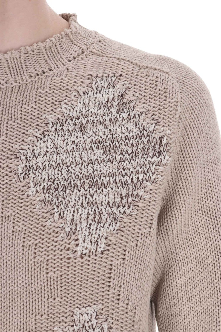Ballantyne Raw Diamond Pure Cashmere Crewneck Sweater