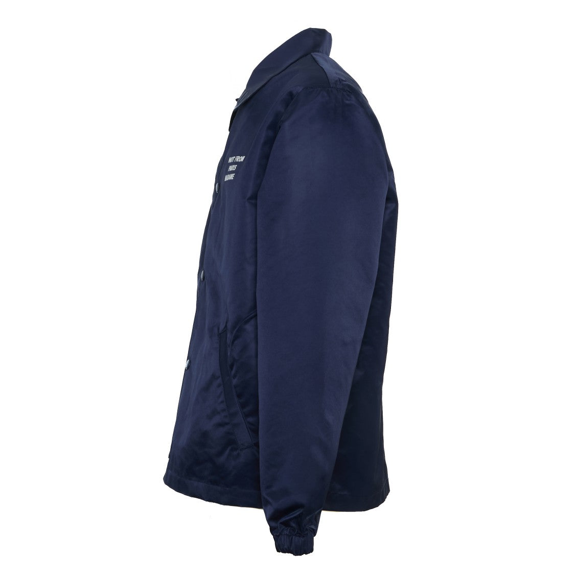 Drôle De Monsieur Slogan Printed Nylon Coach Jacket