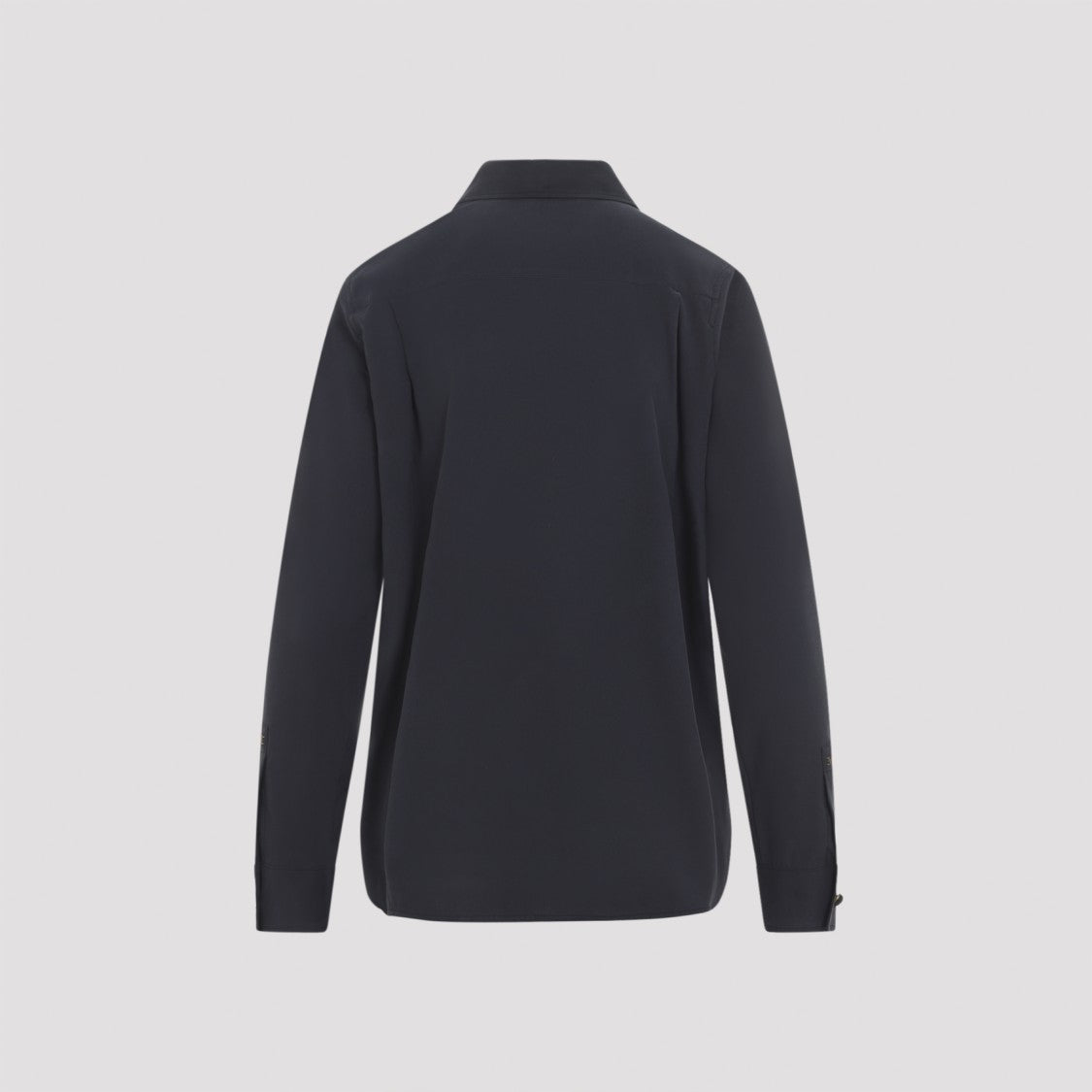 Max Mara Silk Shirt With Classic Collar
