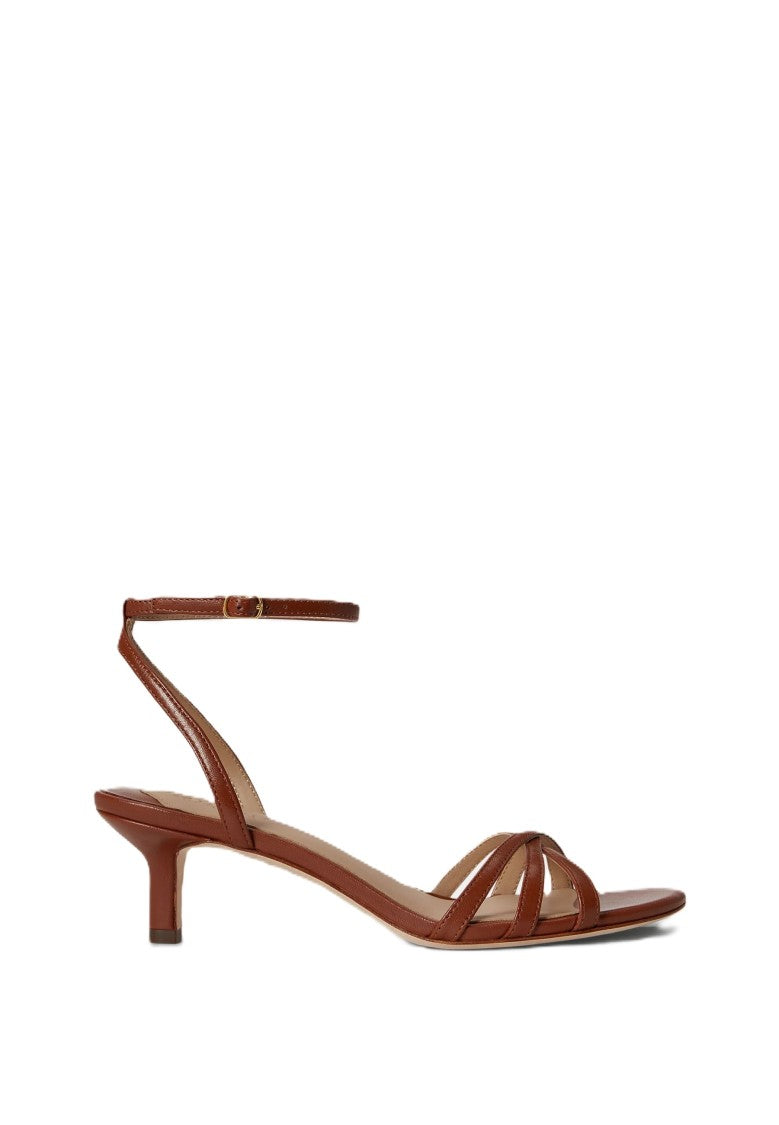 Lauren Ralph Lauren Crisscross Sandal With Slim Ankle Strap