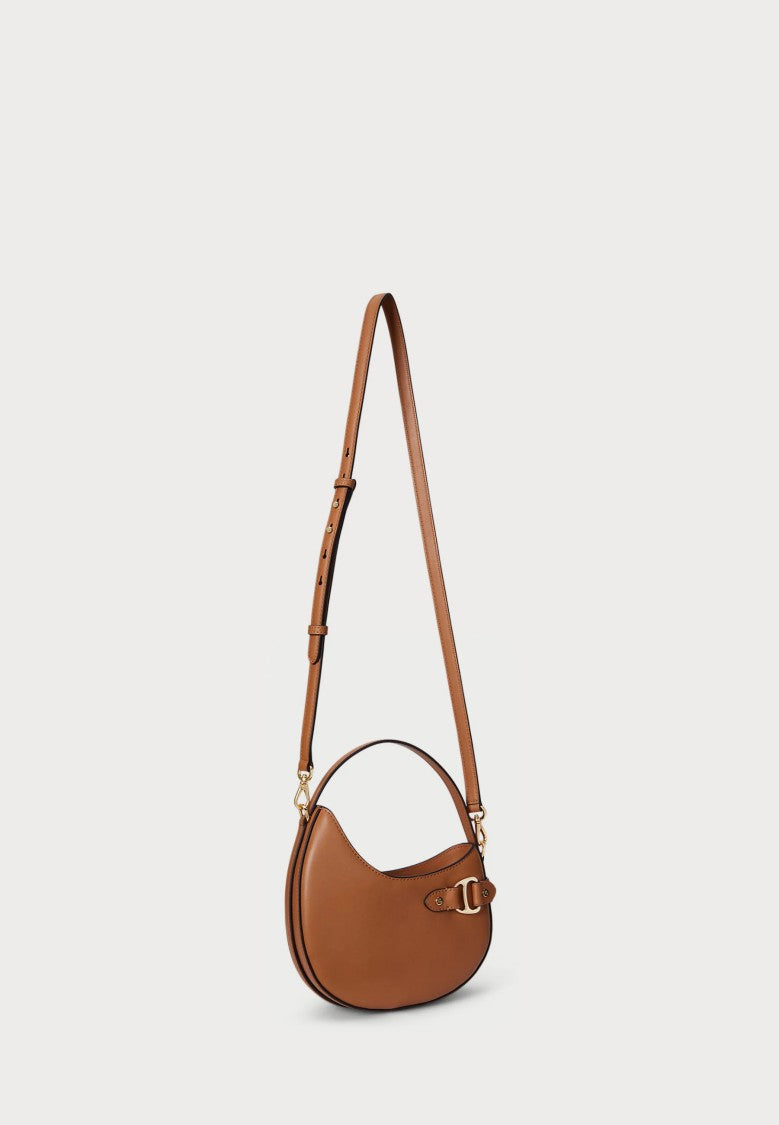 Lauren Ralph Lauren Brown Rattan Small Crossbody Bag