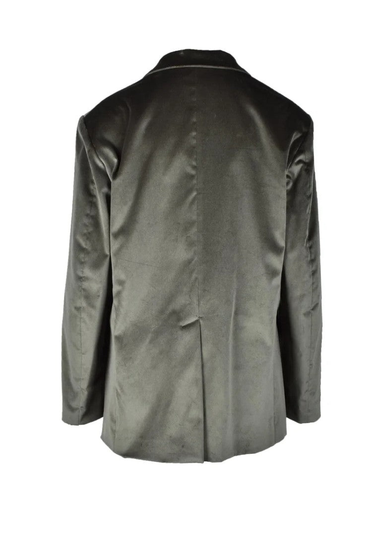 Annie Paris Deep Green Velvet Jacket