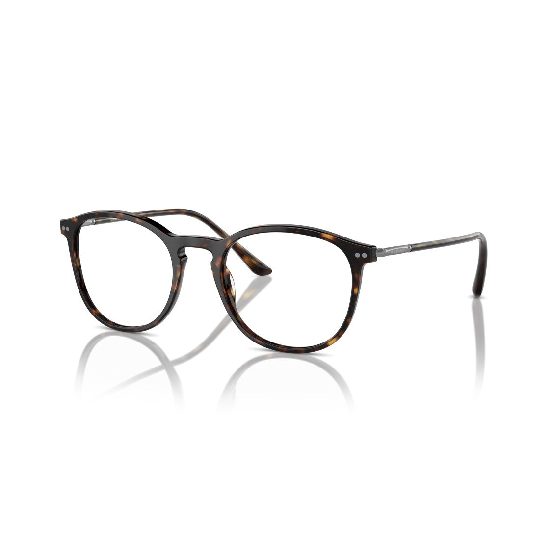 Giorgio Armani 0Ar7125 Tortoiseshell Pattern Acetate Eyeglasses With Slim Metal Accents