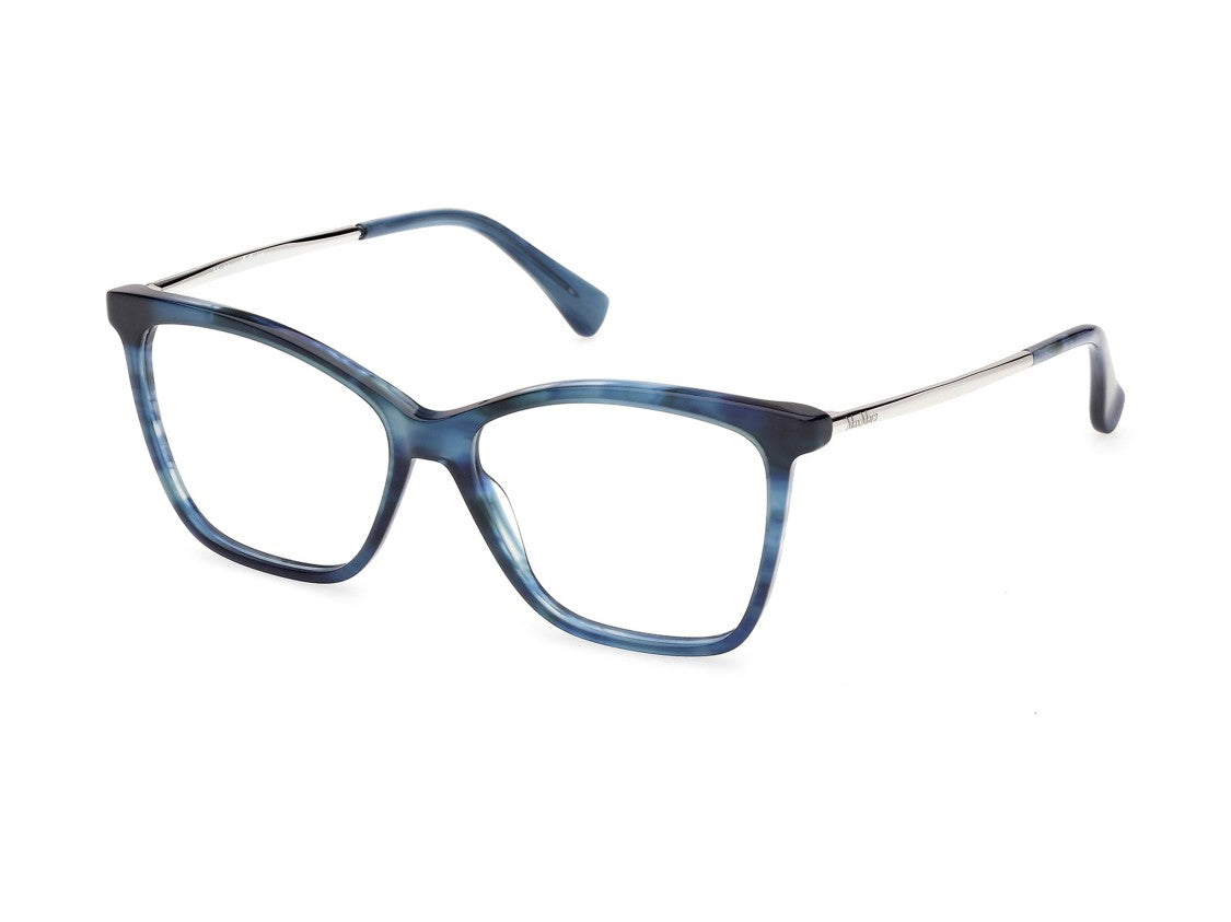 Max Mara Marbled Blue Mm5235 Acetate Cat-Eye Eyeglasses