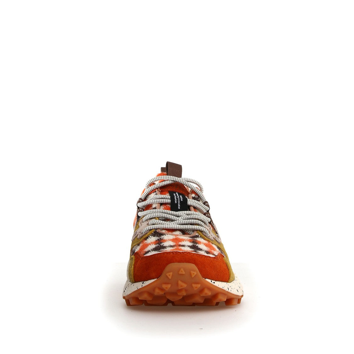 Flower Mountain Yamano 3 Sneakers In Burnt And White Suede