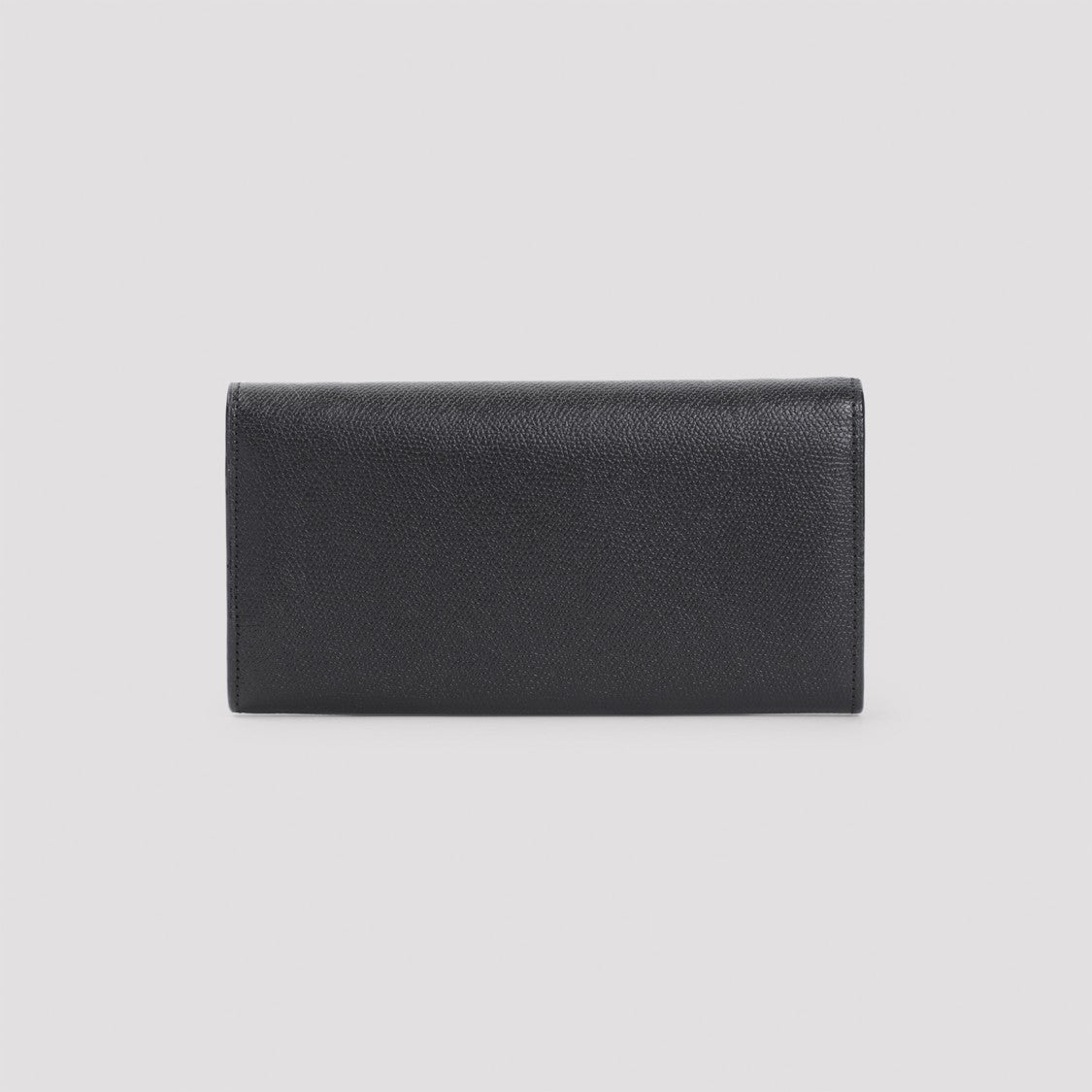 Valextra On Chain Black Calf Leather Wallet