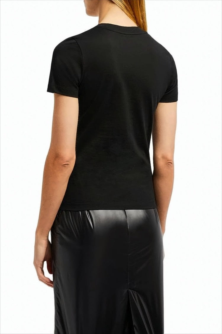 Moncler Fitted Black Cotton T-Shirt