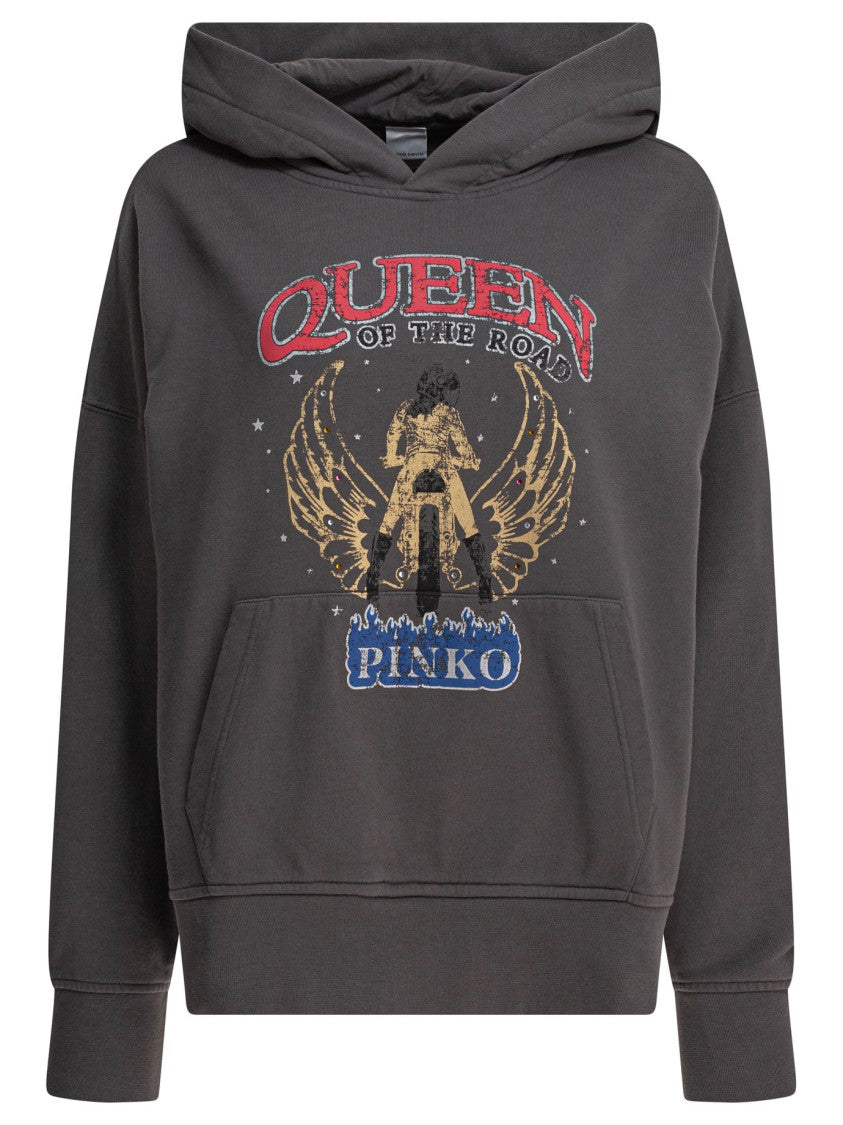 Pinko Relaxed-Fit Cotton Sweatshirt