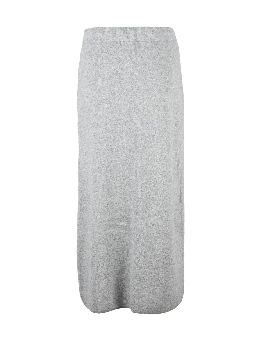 Seventy Long Knit Skirt With Textured Fabric And Comfortable Waistband