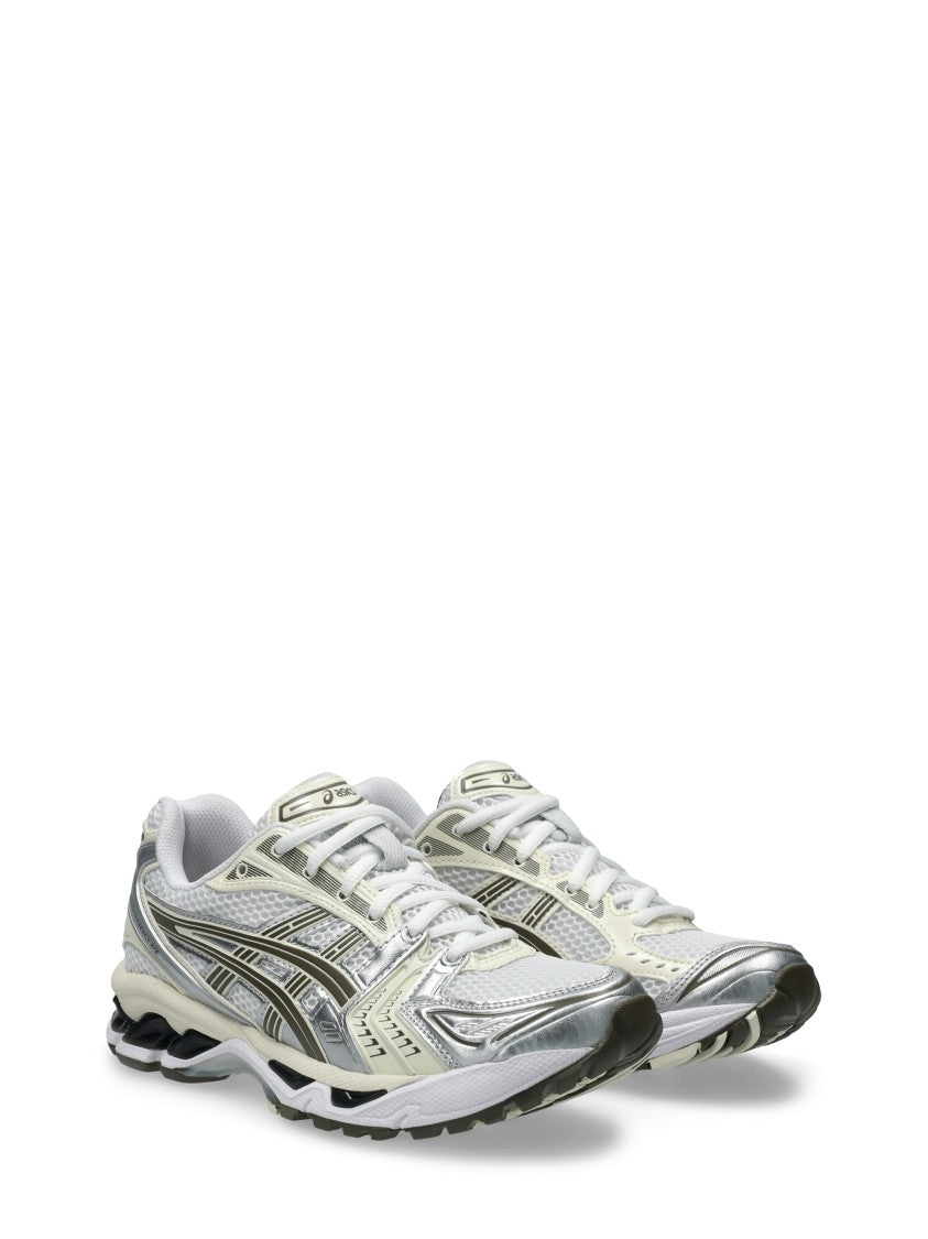 Asics White Gel-Kayano 14 Synthetic Leather Sneakers
