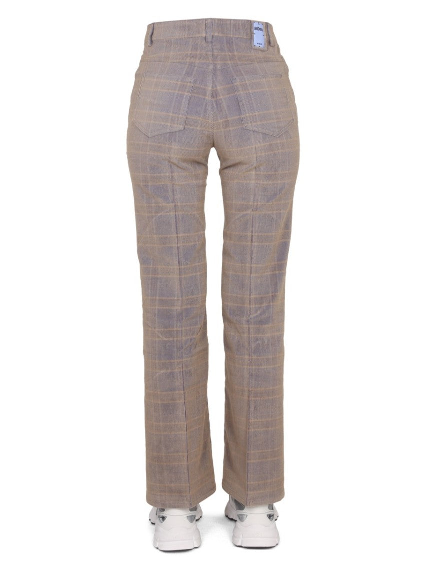Mcq Tailored High-Waist Straight Leg Pants