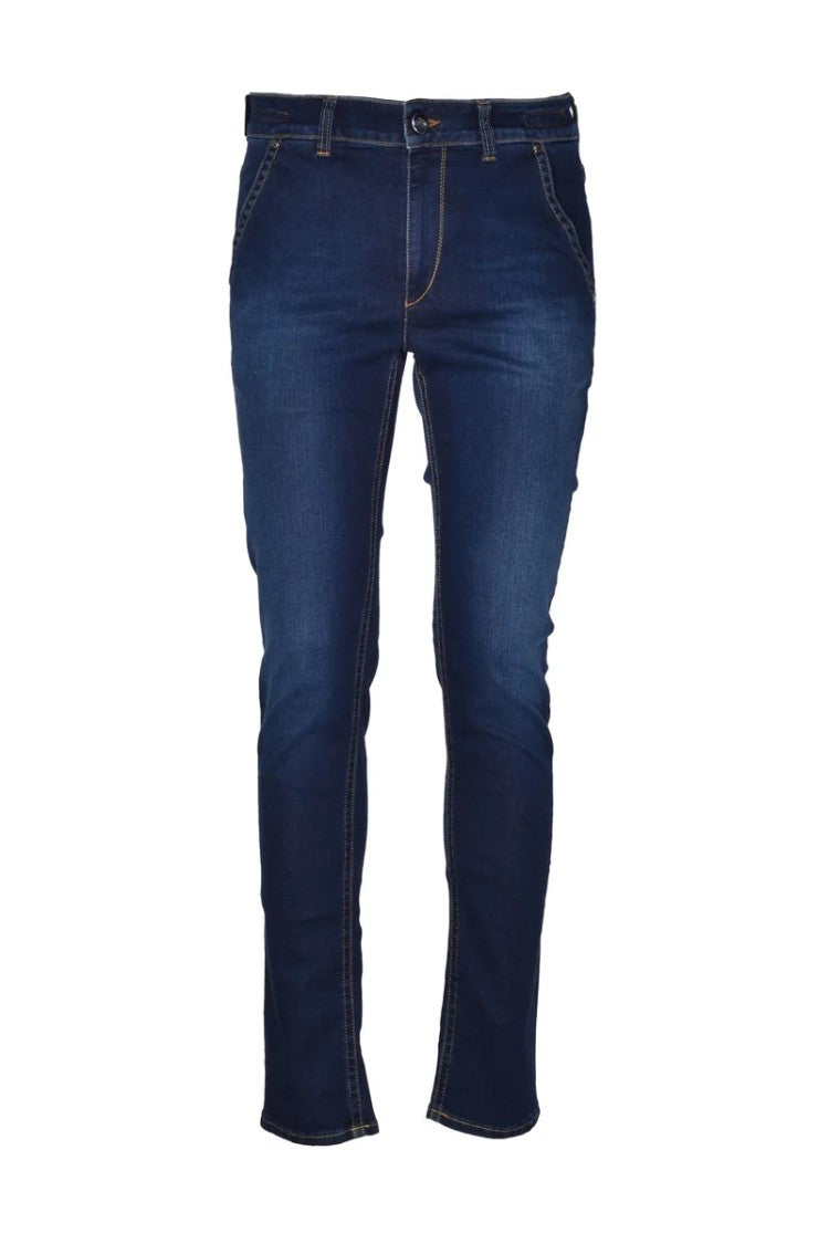 Barmas Blue Jeans Shearling And Lycra