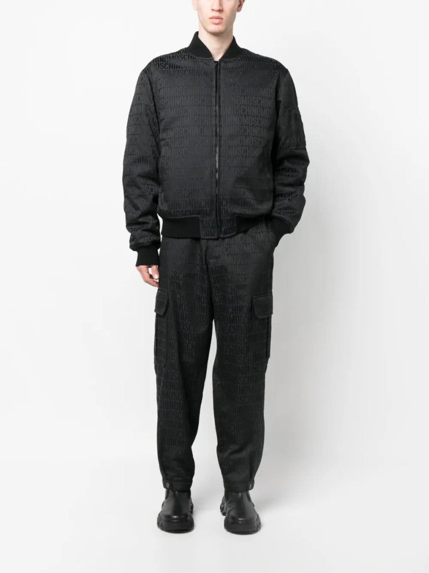 Moschino Straight Leg Tailored Trousers With Classic Fit