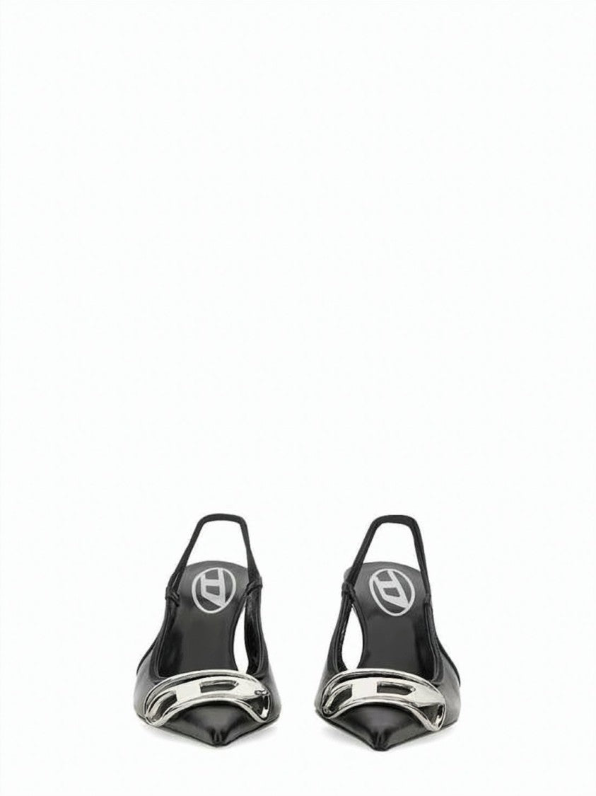 Diesel D-Venus Slingback Pumps With Pointed Toe