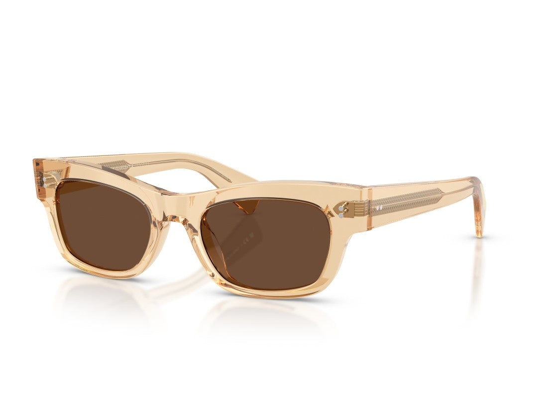 Oliver Peoples 0Ov5609su Translucent Acetate Brown Lens Sunglasses
