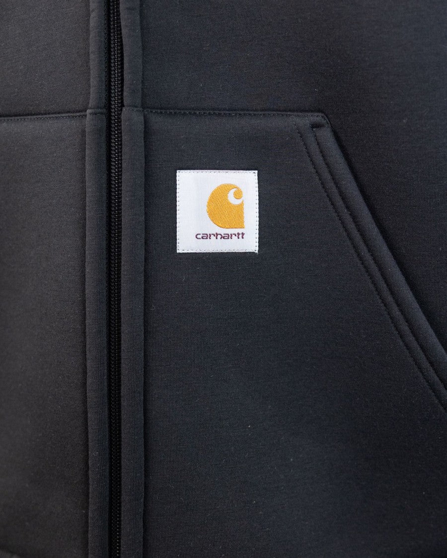 Carhartt Wip Hooded Jacket In Heavy Cotton-Polyester Blend With Square Label