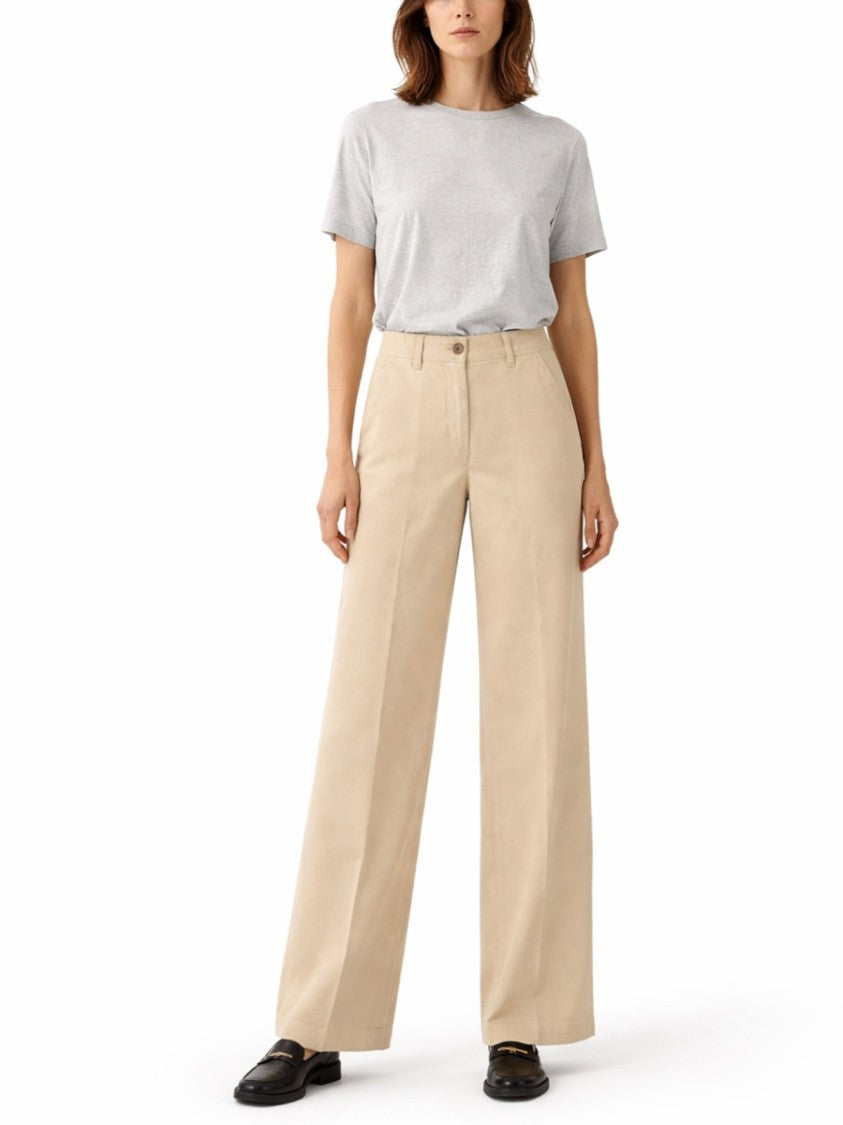 Aspesi High Waist Front Pleats Tailored Pants