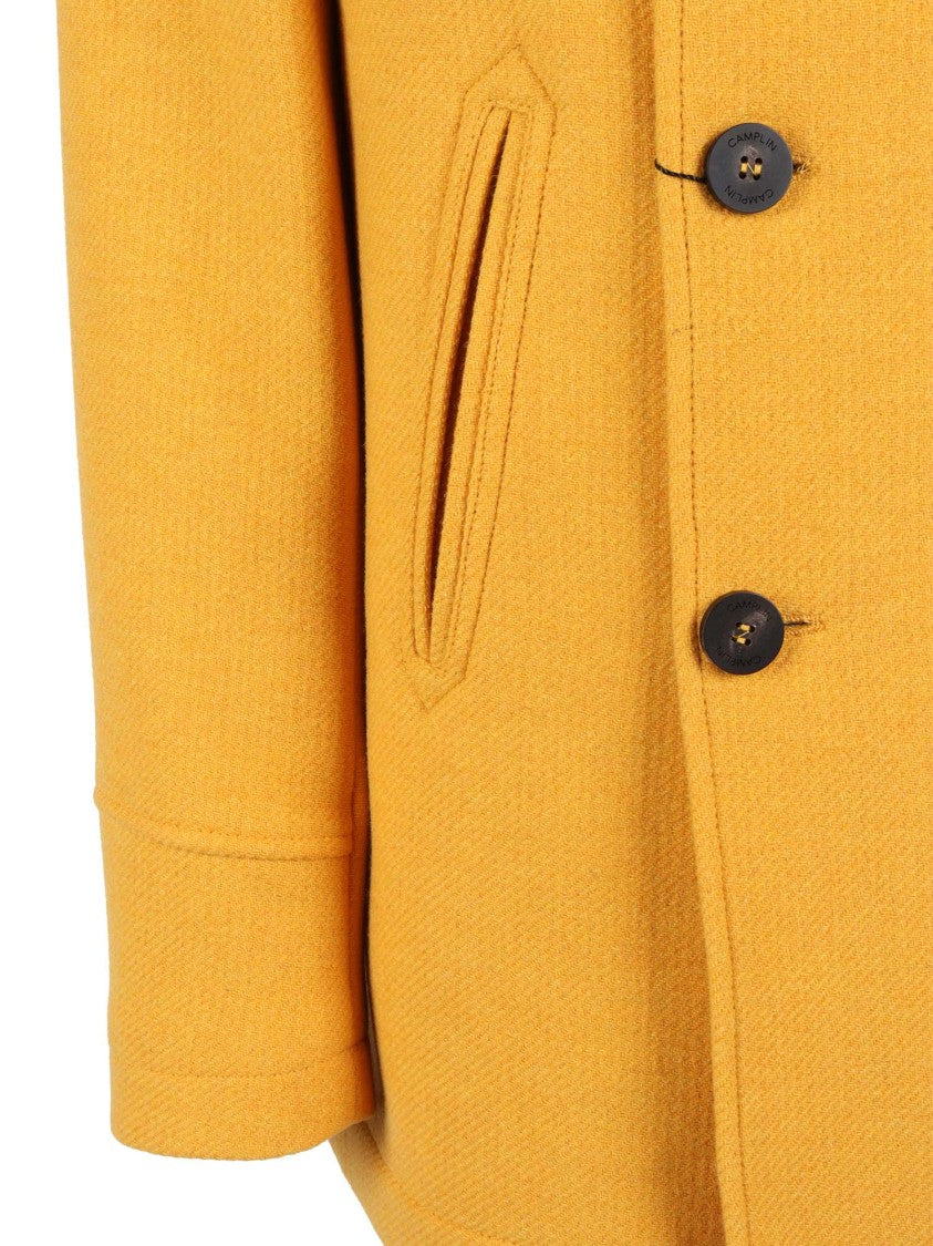 Camplin Island - S Double-Breasted Wool Coat