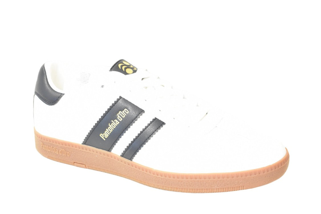 Pantofola D'oro White Blue Laced Comfort Versatile Shoes