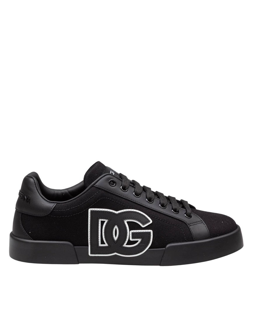 Dolce & Gabbana Light Strobel Sneaker In Canvas