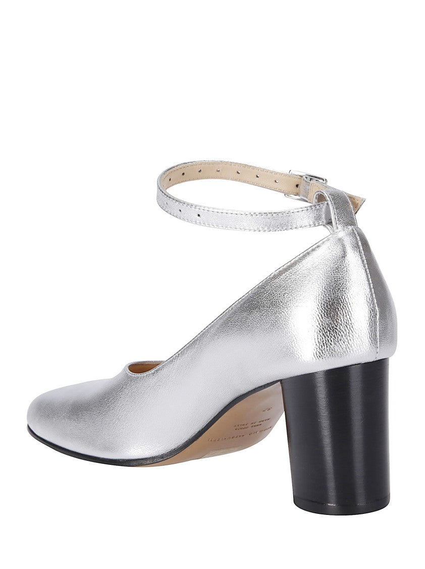 Niccolò Pasqualetti Obliqua Block Heel Pumps
