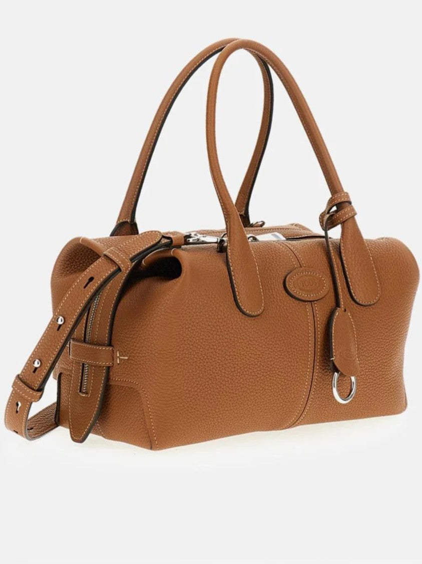 Tod's Structured Small Handbag With Rounded Edges And Adjustable Strap