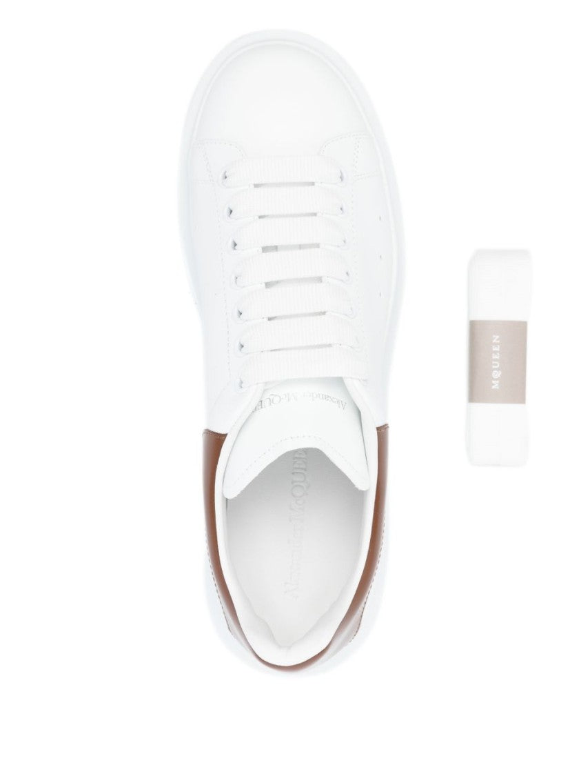 Alexander Mcqueen Oversized White Calf Leather Sneakers