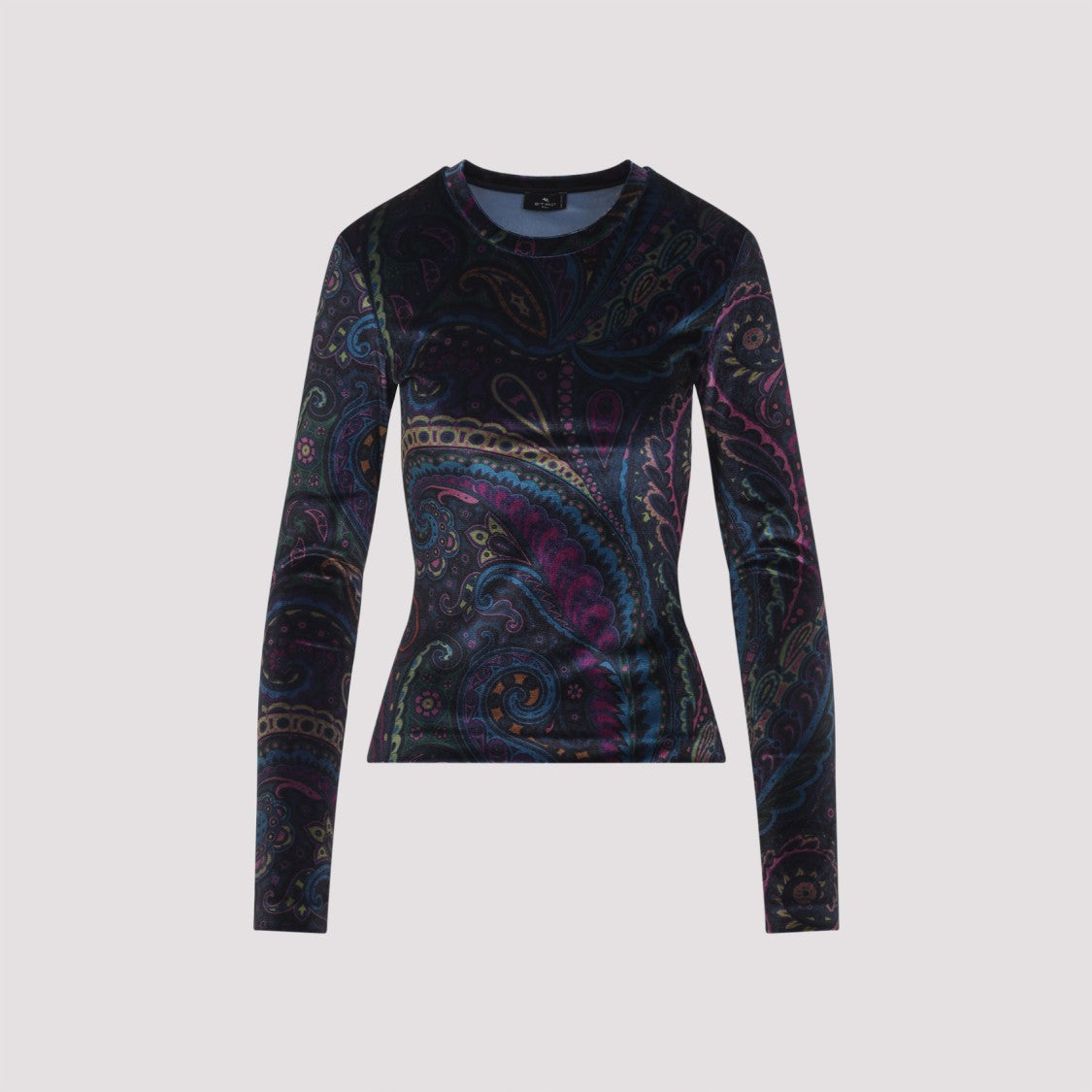 Etro Long-Sleeved Top With Paisley Pattern