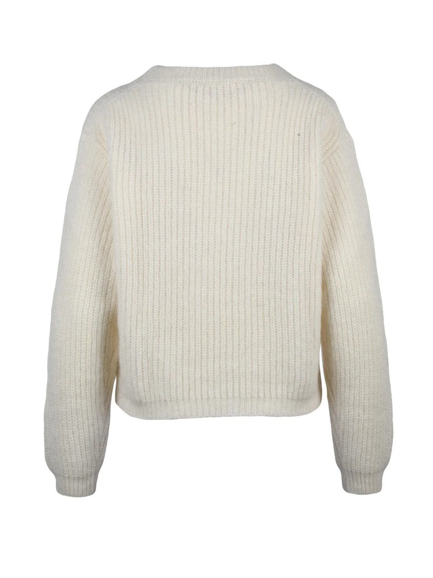 Jucca Crew Neck Knit Sweater In Luxurious Fiber Blend