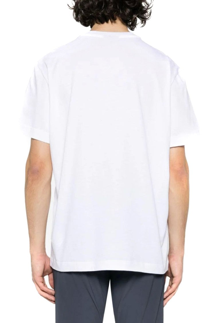 Missoni White Cotton Logo-Embroidered T-Shirt