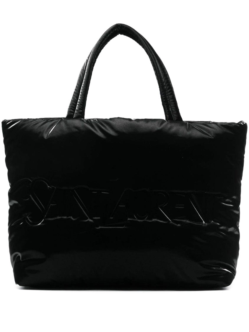 Saint Laurent Padded Black Shoulder Bag